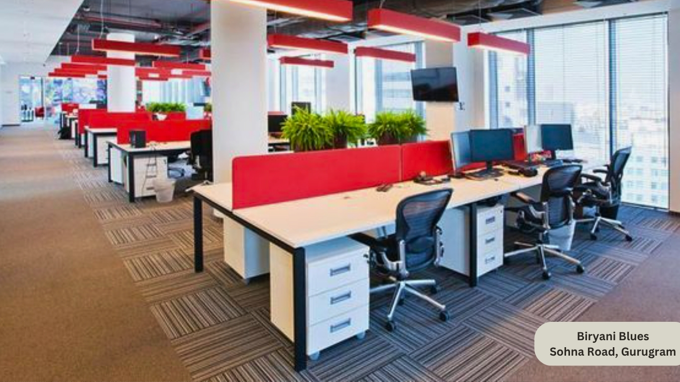 Biryani Blues 
Area: 3.2k sq.ft 
Location: Gurugram